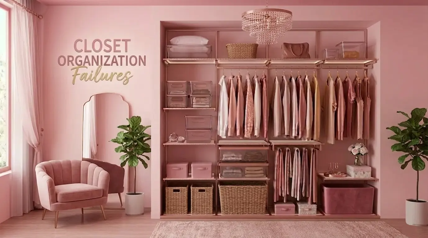 How to organize a closet with too many clothes — common failures, vertical space, zoning and labeled bins system