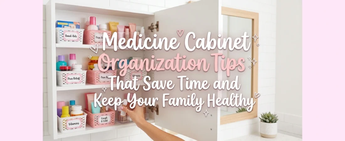 Medicine Cabinet Organization Tips That Save Time and Keep Your Family Healthy