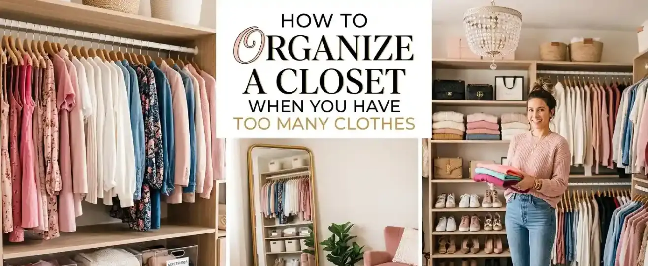 How to Organize a Closet When You Have Too Many Clothes