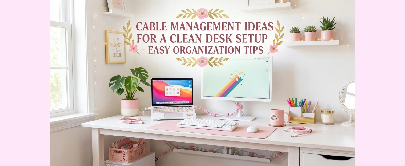 Cable Management Ideas for a Clean Desk Setup – Easy Organization Tips