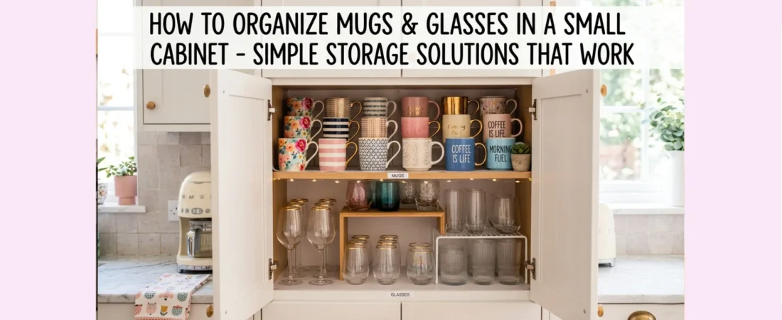 How to Organize Mugs and Glasses in a Small Cabinet – Simple Storage Solutions That Work