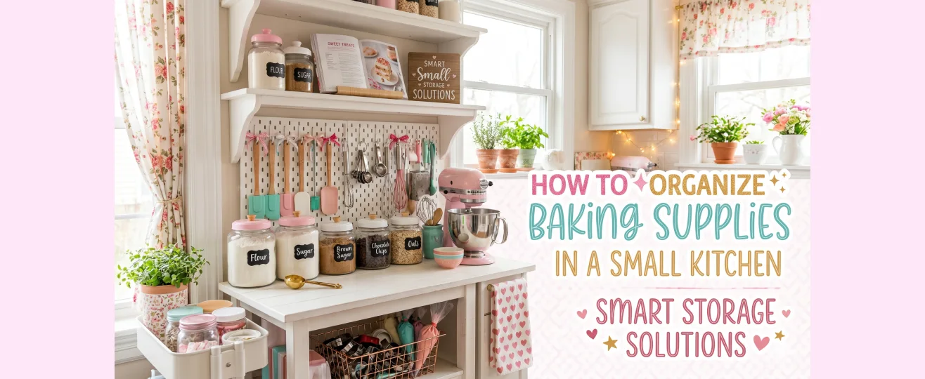 How to Organize Baking Supplies in a Small Kitchen – Smart Storage Solutions