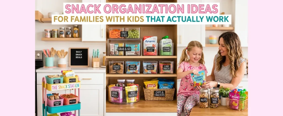 Snack Organization Ideas for Families With Kids That Actually Work
