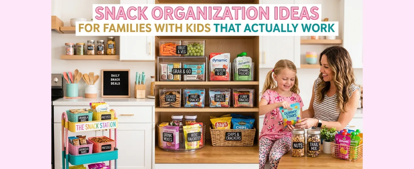 Snack Organization Ideas for Families With Kids That Actually Work
