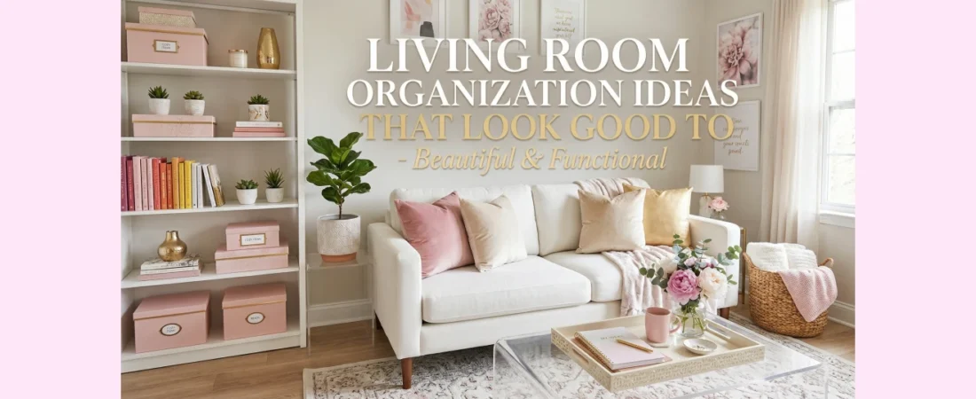 Living Room Organization Ideas That Look Good Too – Beautiful & Functional