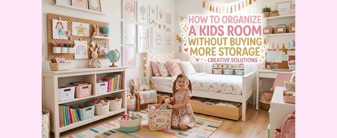 How to Organize a Kids Room Without Buying More Storage – Creative Solutions