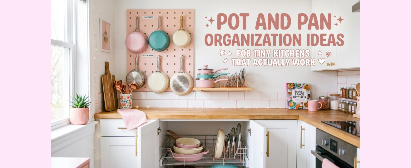 Pot and Pan Organization Ideas for Tiny Kitchens That Actually Work