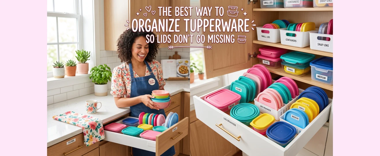 The Best Way to Organize Tupperware So Lids Don’t Go Missing