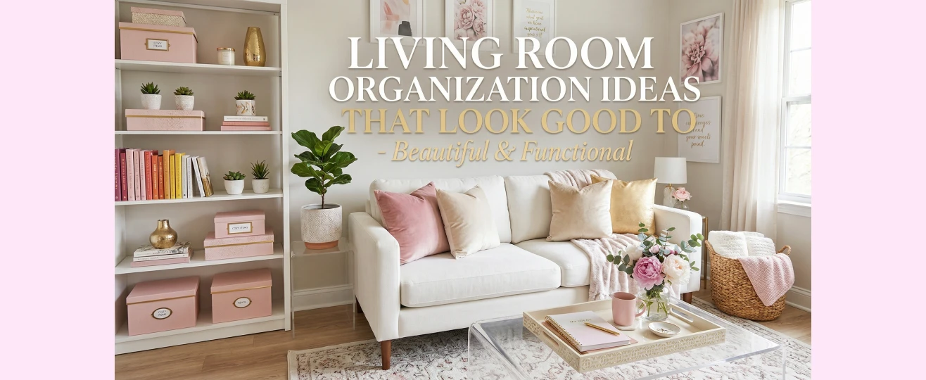 Living Room Organization Ideas That Look Good Too – Beautiful & Functional
