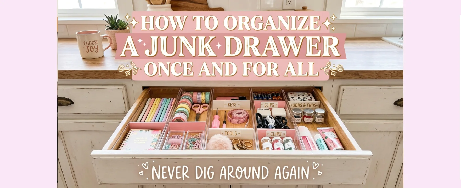 How to Organize a Junk Drawer Once and for All – Never Dig Around Again