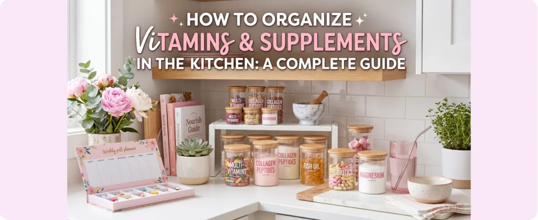 How to Organize Vitamins and Supplements in the Kitchen: A Complete Guide