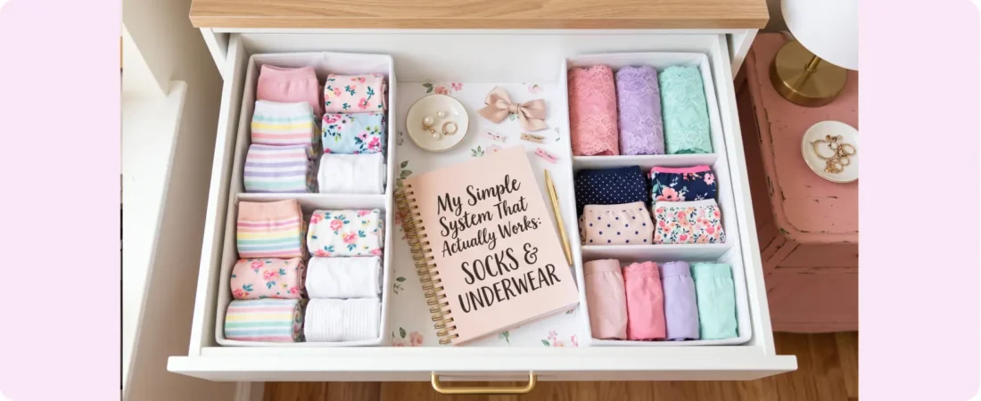 How to Organize Socks and Underwear in a Drawer: My Simple System That Actually Works