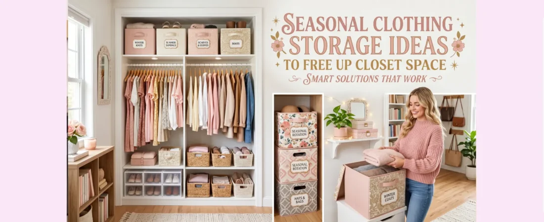 Seasonal Clothing Storage Ideas to Free Up Closet Space – Smart Solutions That Work