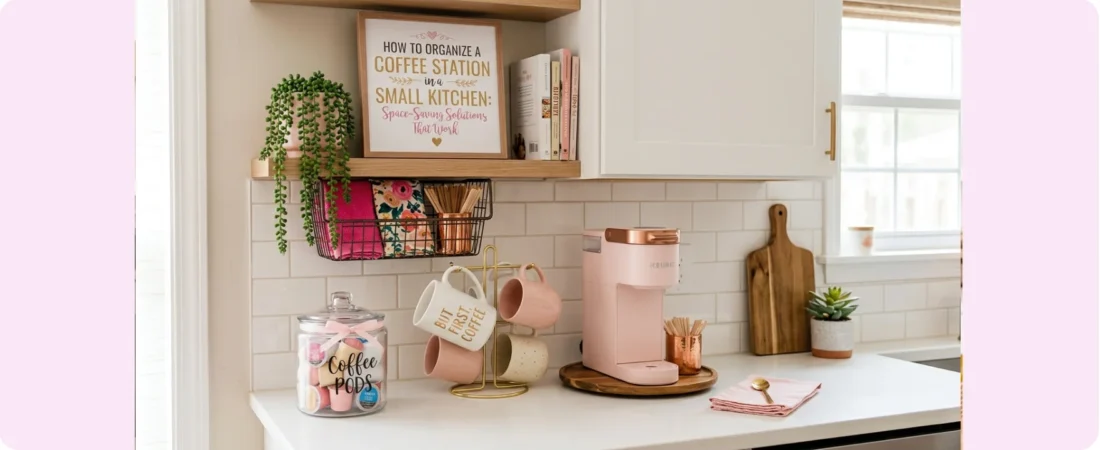 How to Organize a Coffee Station in a Small Kitchen: Space-Saving Solutions That Work
